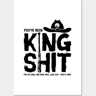 King Shit (black) Posters and Art